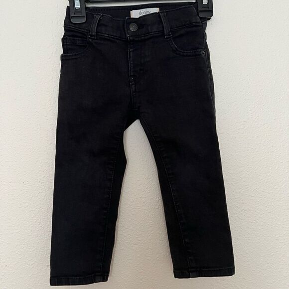 Gymboree skinny Boy Black jeans size 2 t - Picture 1 of 5